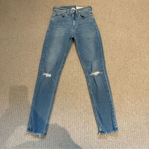 Rag & Bone Nina High Rise Ankle Skinny jean - size 23
